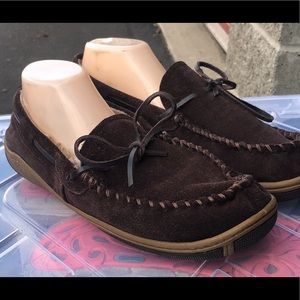 Rockport Mens Brown Suede Moccasin 